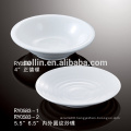 Hotel&restaurant rectangular white porcelain, dinnerware dish, crockery sauce plate